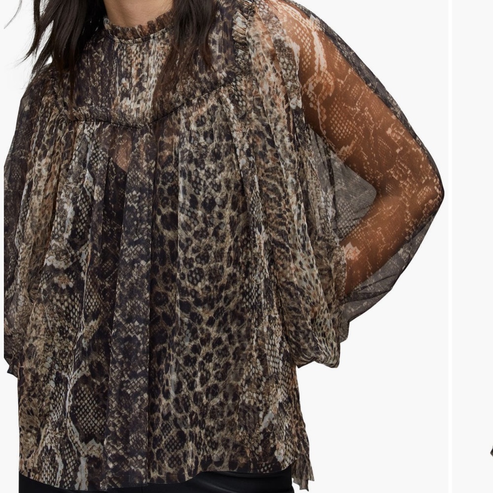 NWT ALL SAINTS Perri Noche Blouse Size 6‎